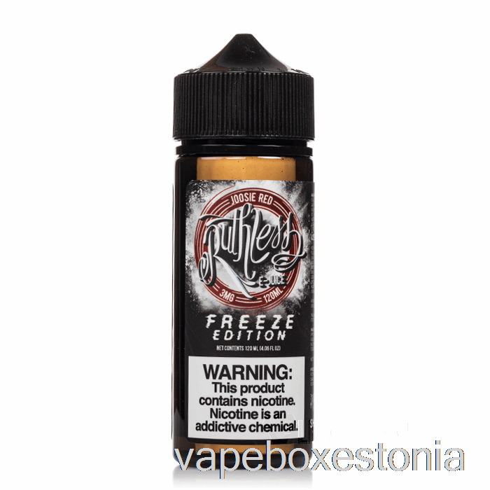 Vape Box Estonia Joosie Red - Freeze Edition - Halastamatu Aur - 120ml 0mg